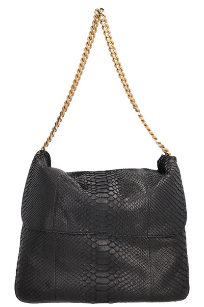 CELINE Hobo Python Black