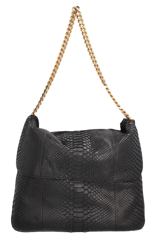 CELINE Hobo Python Black