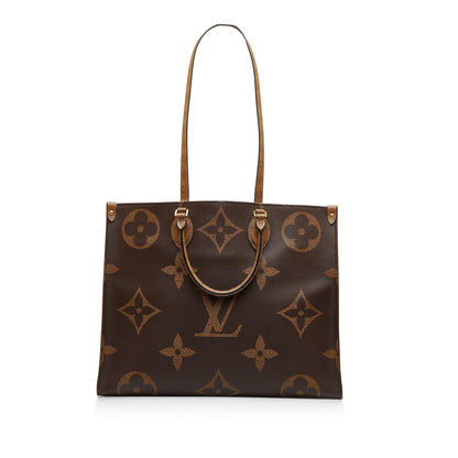 LOUIS VUITTON Monogram Giant Reverse OnTheGo GM Satchel