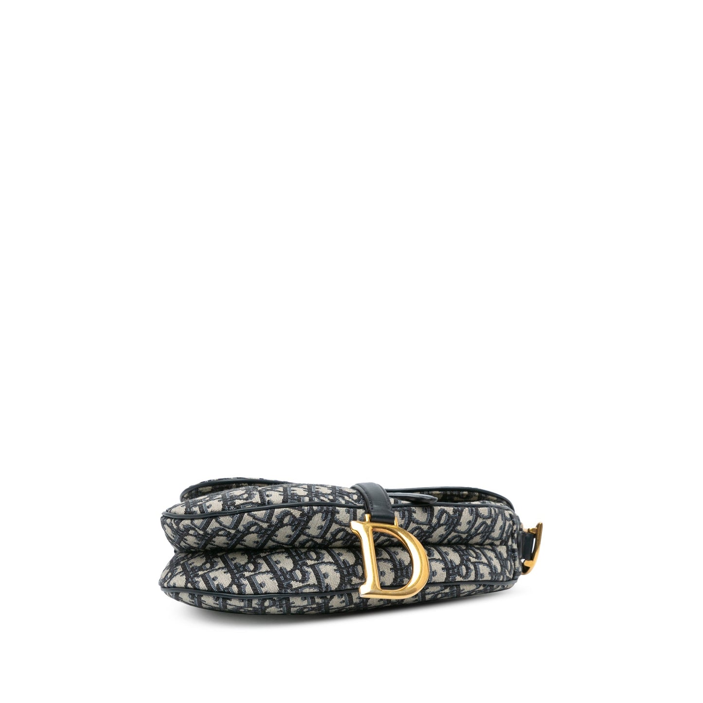 Mini Oblique Canvas Saddle Bag