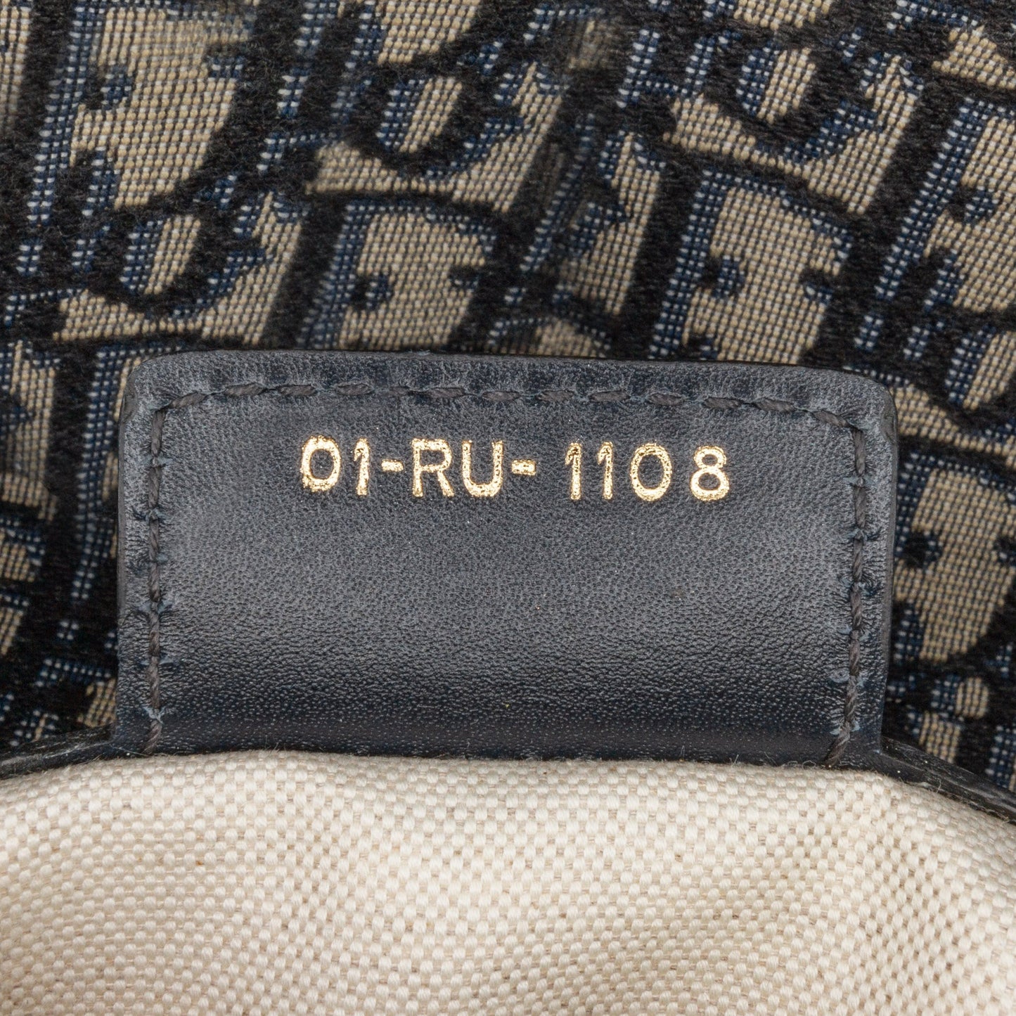 Mini Oblique Canvas Saddle Bag