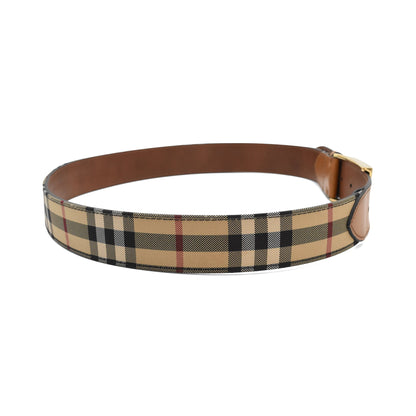 Burberry Novacheck Canvas Belt - 36/90