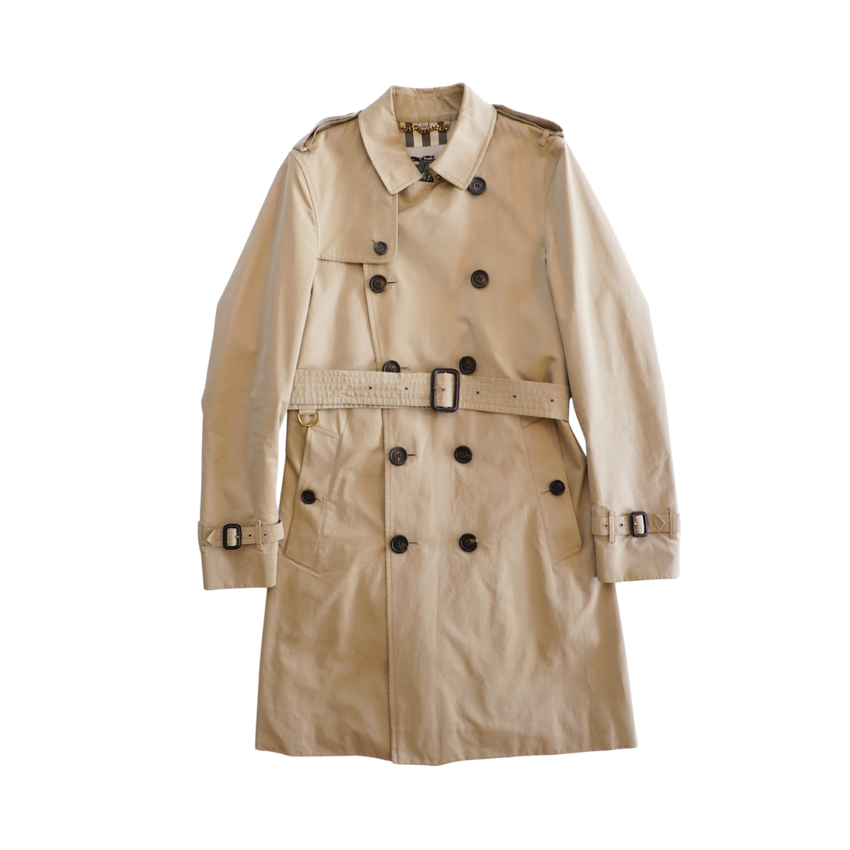 Burberry 'Sandringham' Double Breasted Trench Coat - Men's 46