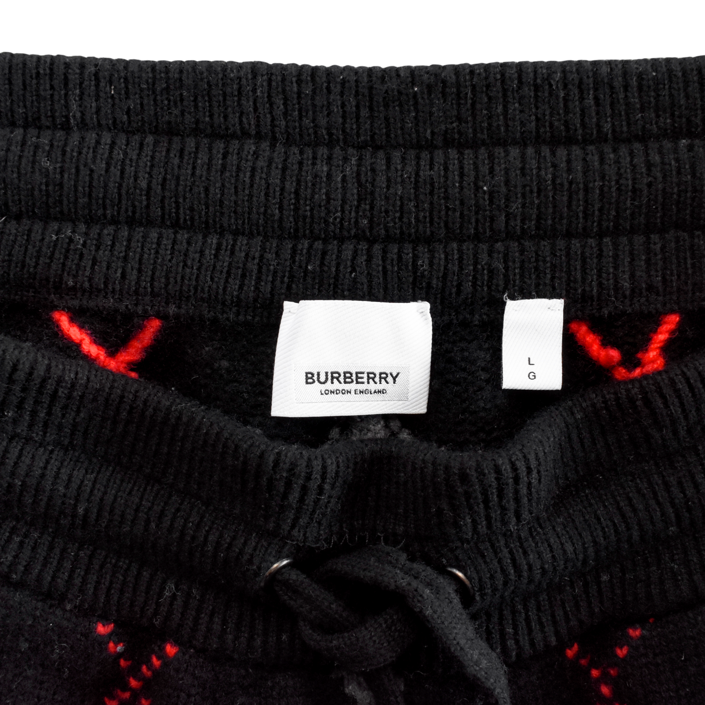 Burberry 'TB Monogram' Argyle Cardigan - Men's L