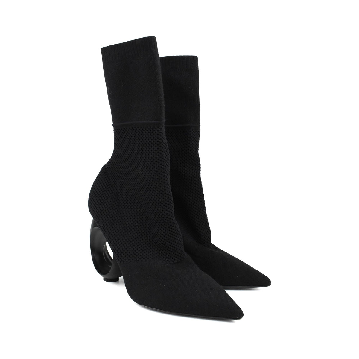 Burberry Stretch-Knit Boots - Women's 40