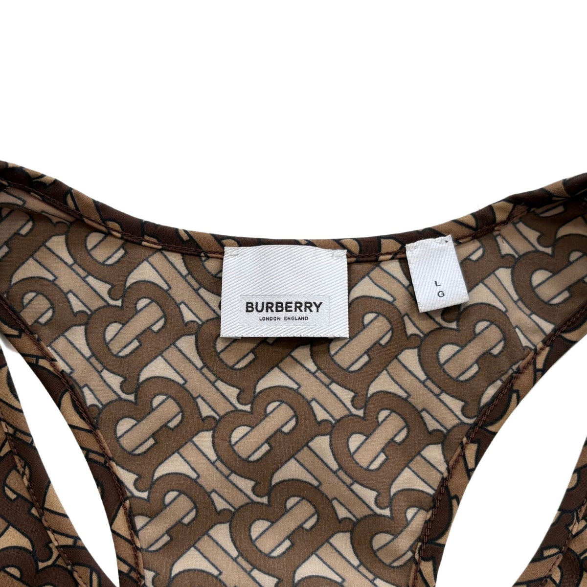 Burberry Monogram Tank Top - Women's L