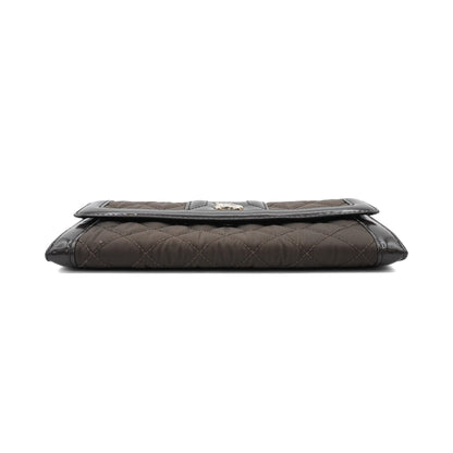Burberry Quilted Nylon Long Wallet