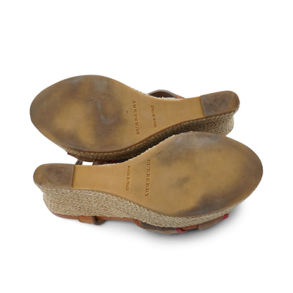 Burberry Espadrille Wedge - Women's 36