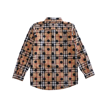 Burberry Polka Dot Check Shirt - Youth 12