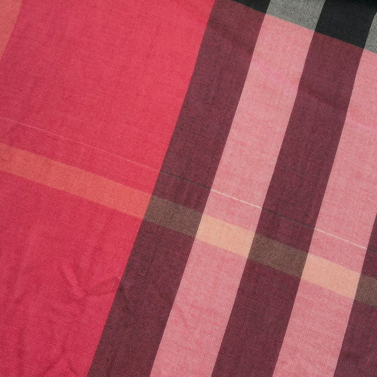 Burberry Pink Check Scarf