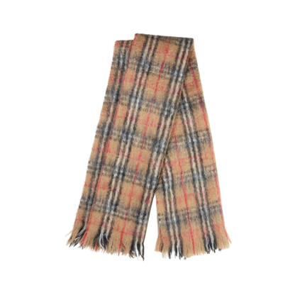 Burberry Mohair Novacheck Blanket Scarf