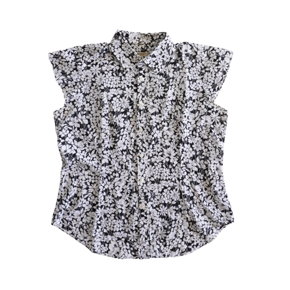 Burberry Cap Sleeve Blouse - Women's L