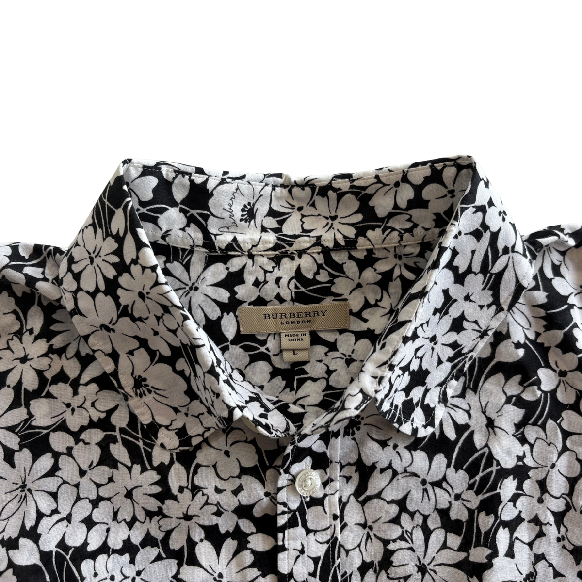 Burberry Cap Sleeve Blouse - Women's L