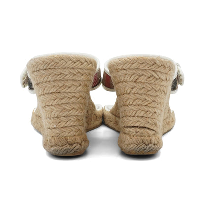 Burberry Wedge Thong Sandal - Women's 7
