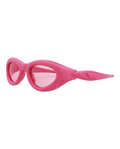 Bottega Veneta Unisex Round/Oval Pink Pink Pink Fashion Designer Eyewear