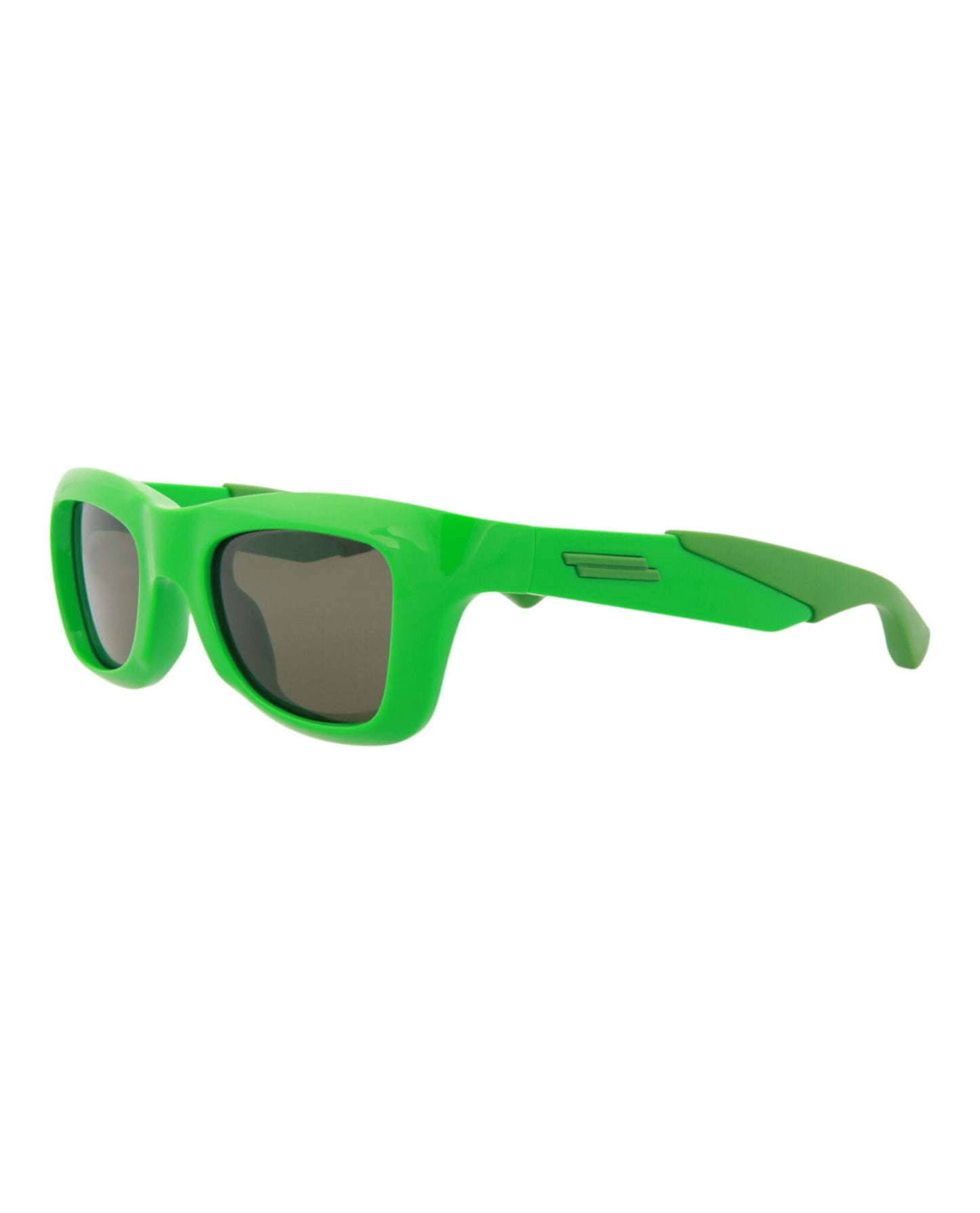 Bottega Veneta Mens Square/Rectangle Green Green Green Fashion Designer Eyewear
