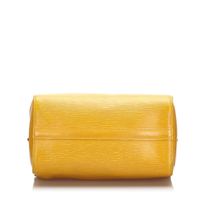 Louis-Vuitton Yellow Epi Leather Body Speedy 25