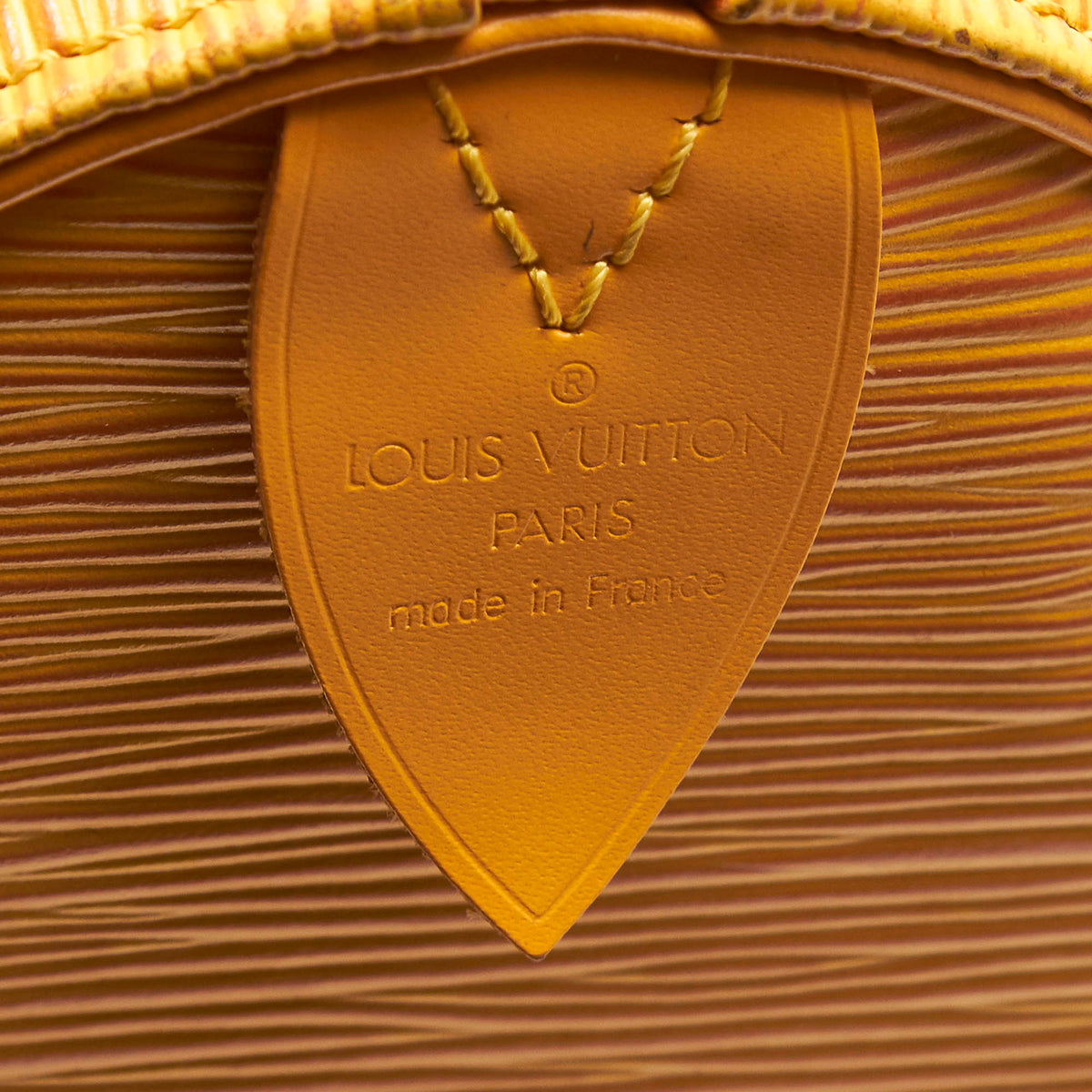 Louis-Vuitton Yellow Epi Leather Body Speedy 25