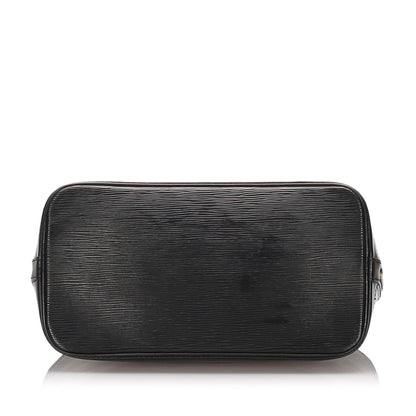 Louis-Vuitton Black Alma PM Epi Leather Body