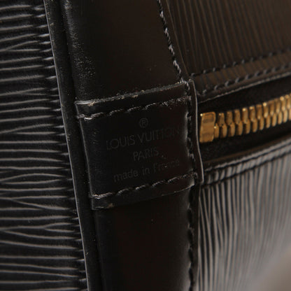Louis-Vuitton Black Alma PM Epi Leather Body