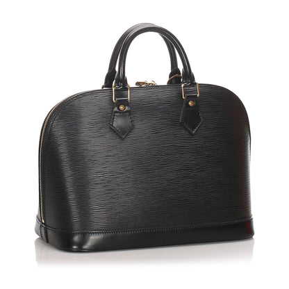 Louis-Vuitton Louis Vuitton Epi Alma PM Black