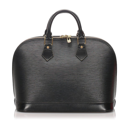 Louis-Vuitton Louis Vuitton Epi Alma PM Black