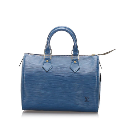 Louis-Vuitton Louis Vuitton Epi Speedy 30 Blue