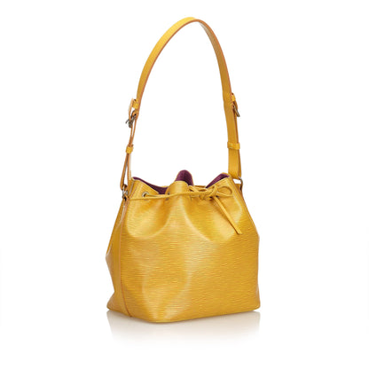 Louis-Vuitton Epi Petit Noe Yellow