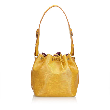 Louis-Vuitton Epi Petit Noe Yellow