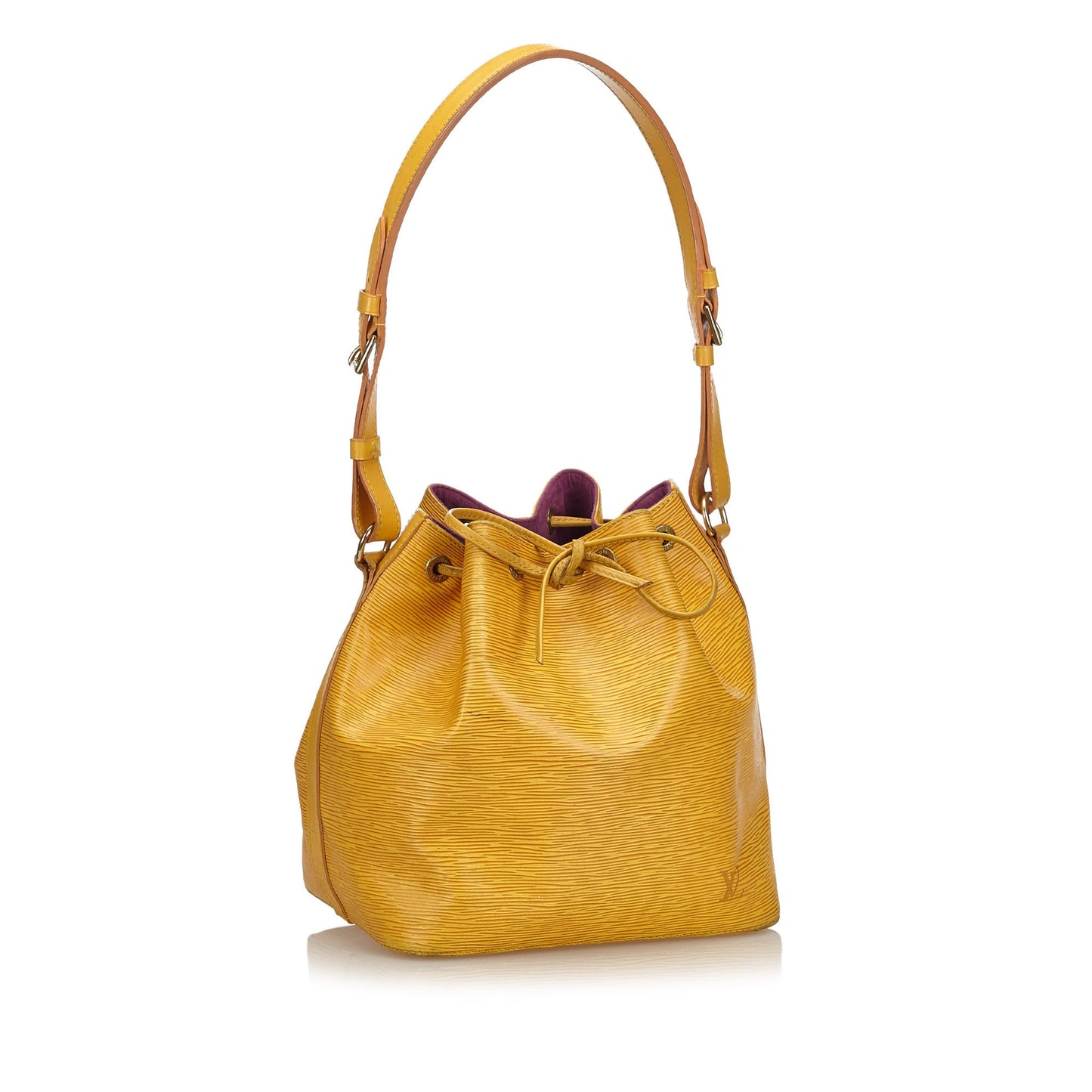 Louis-Vuitton Yellow Epi Leather Petit Noe