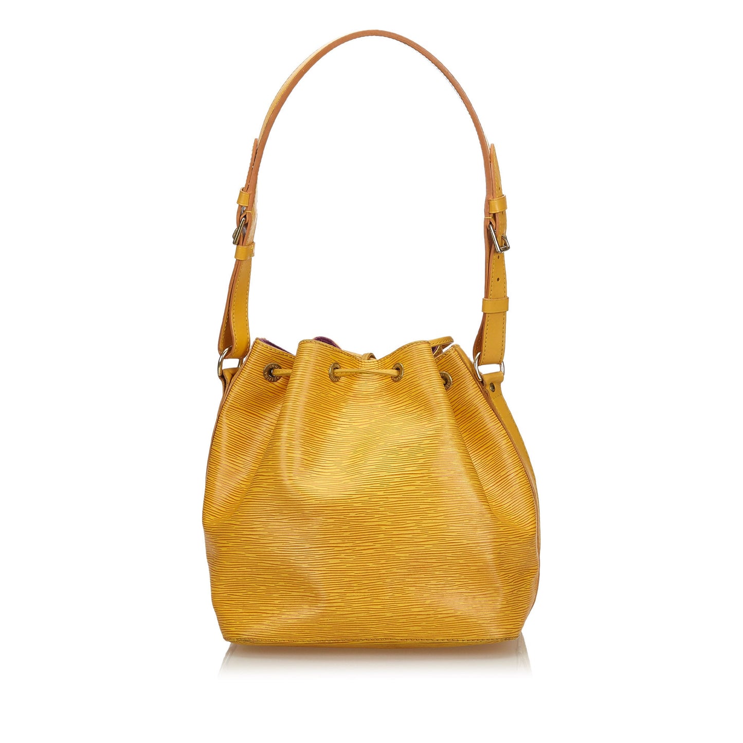 Louis-Vuitton Yellow Epi Leather Petit Noe
