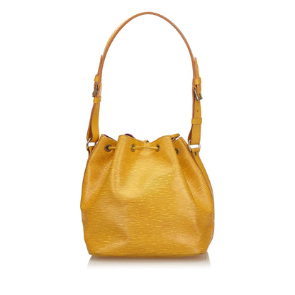 Louis-Vuitton Yellow Epi Leather Petit Noe