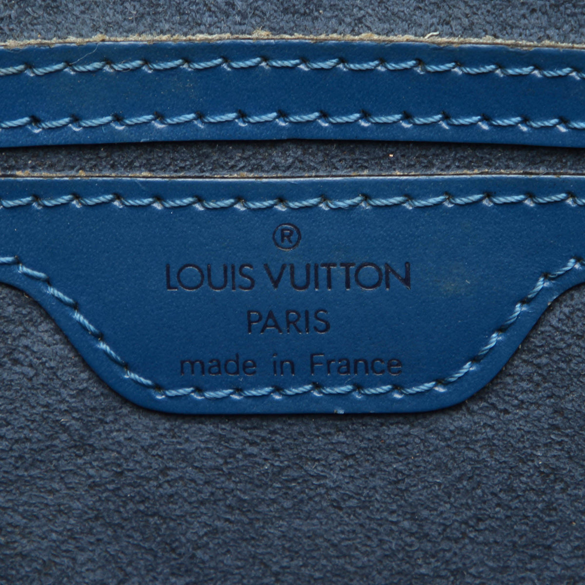 Louis-Vuitton Epi Saint Jacques PM Short Strap Blue