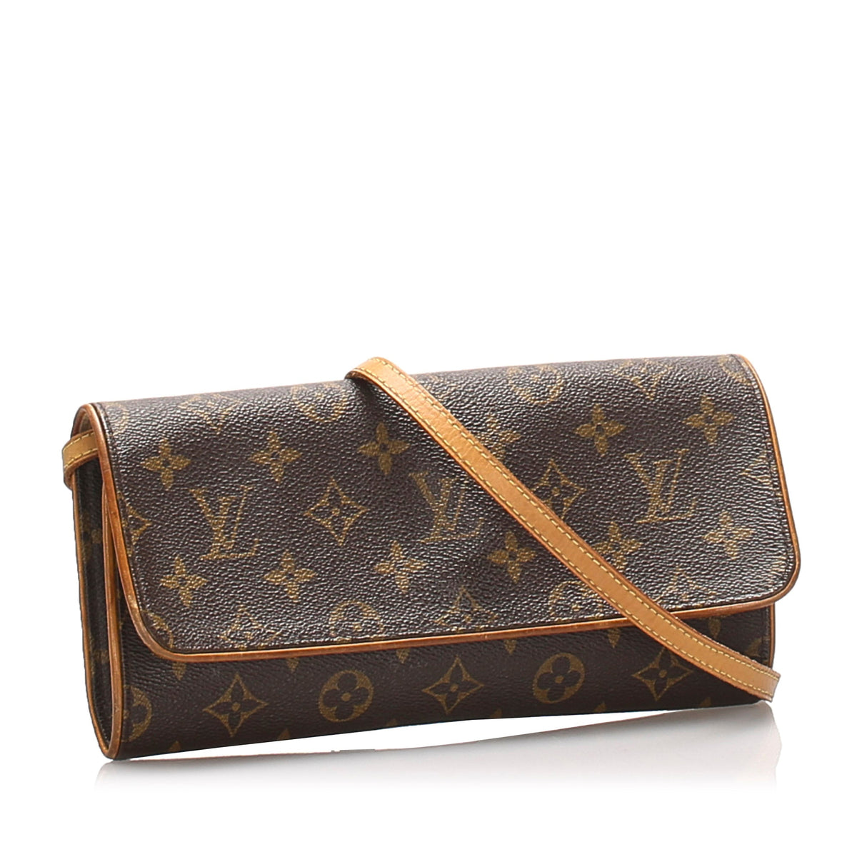 Louis-Vuitton Monogram Pochette Twin GM