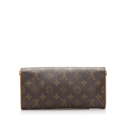 Louis-Vuitton Monogram Pochette Twin GM
