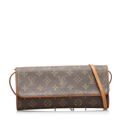 Louis-Vuitton Monogram Pochette Twin GM
