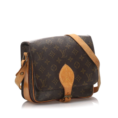 Louis-Vuitton Monogram Cartouchiere MM Crossbody