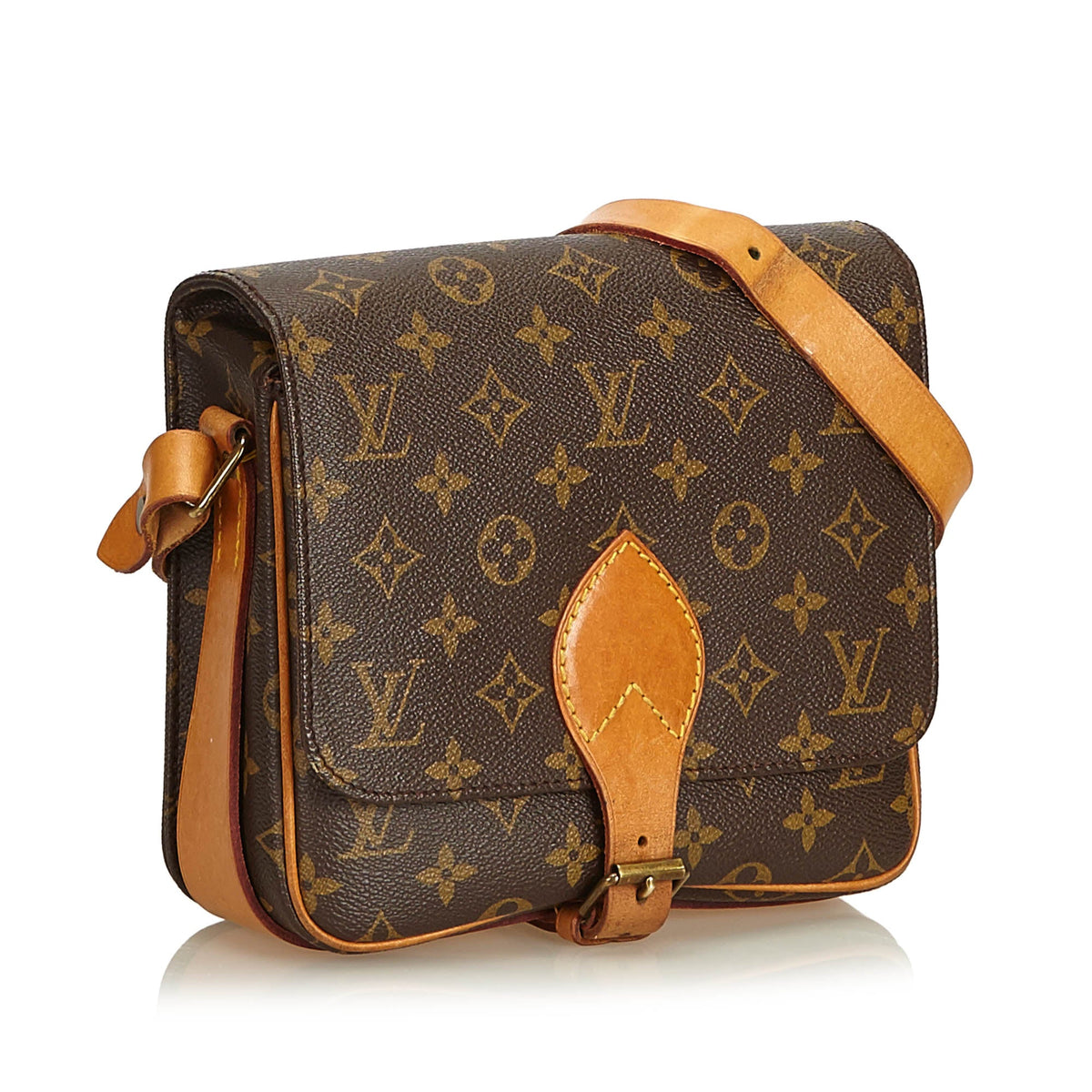 Louis-Vuitton Monogram Cartouchiere MM Crossbody