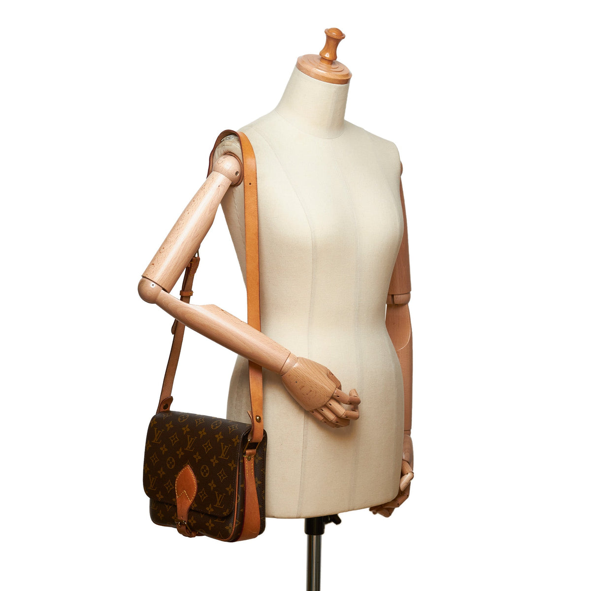 Louis-Vuitton Monogram Cartouchiere MM Crossbody