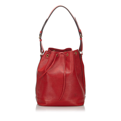 Louis-Vuitton Epi Noe In Red