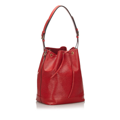 Louis-Vuitton Epi Noe In Red