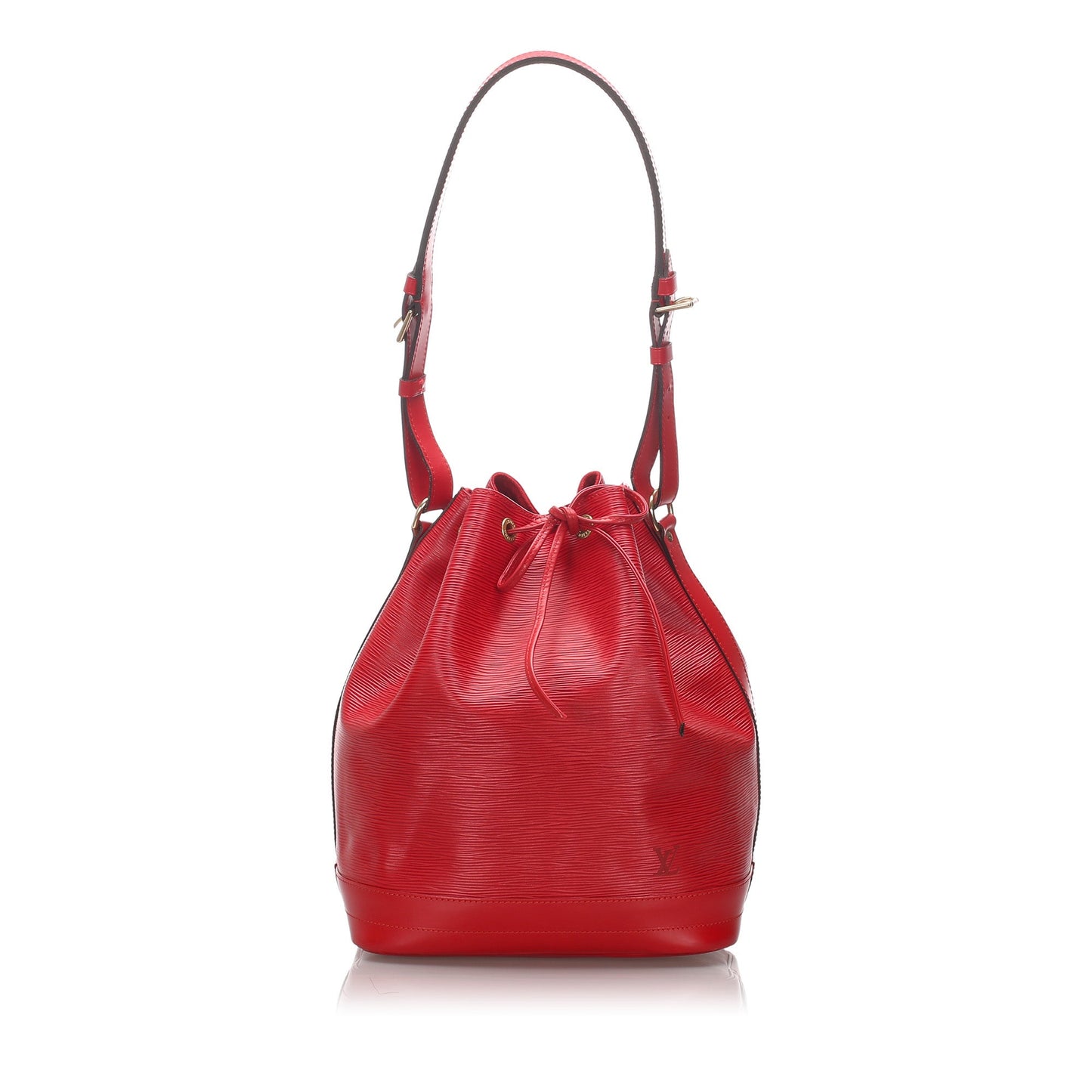 Louis-Vuitton Epi Noe Red Bag