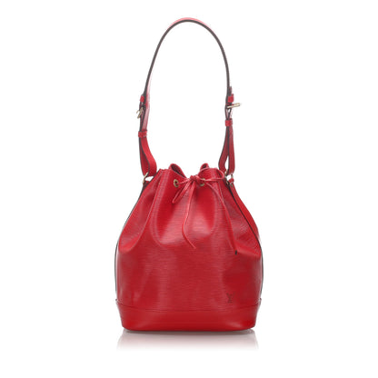 Louis-Vuitton Epi Noe Red Bag
