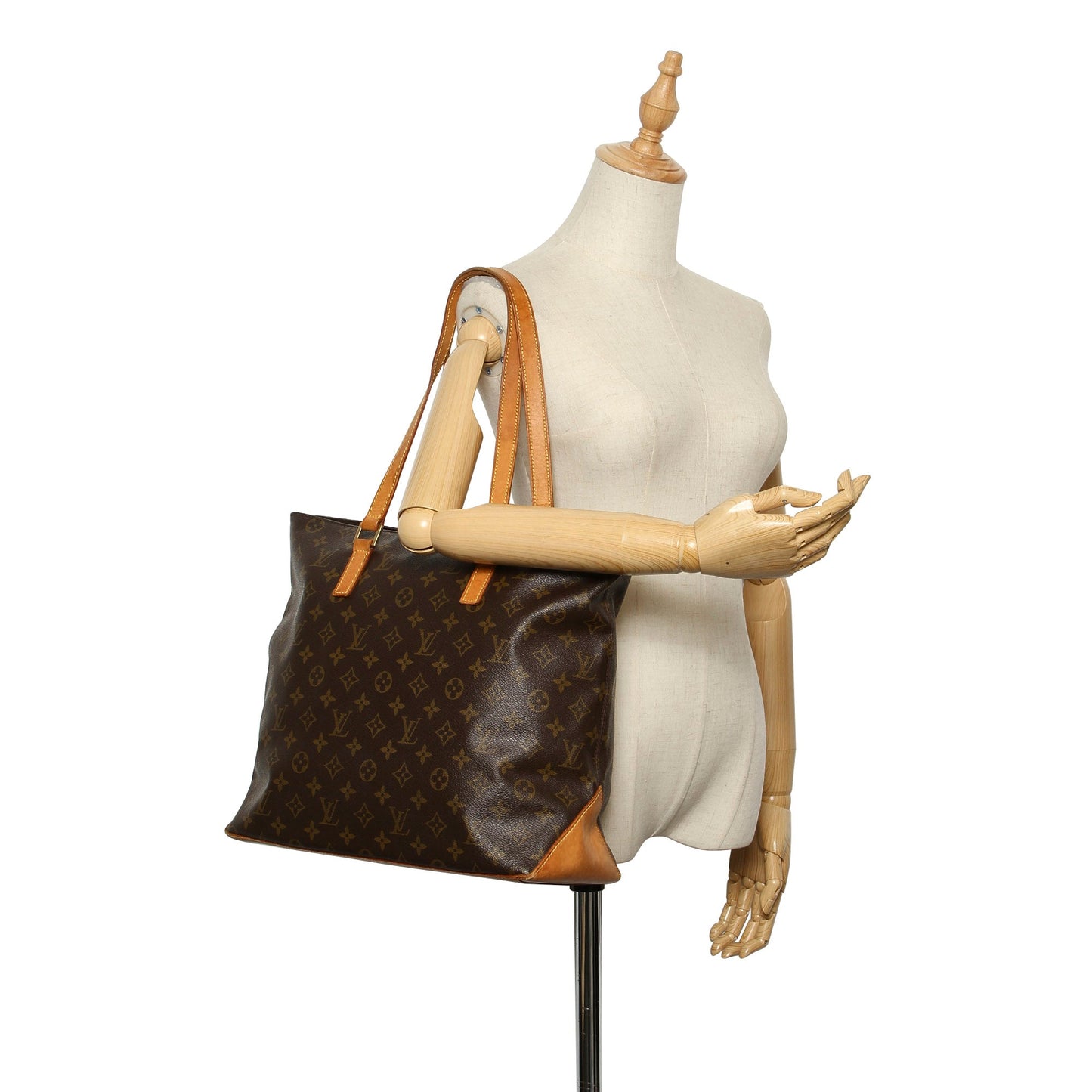 Louis-Vuitton Monogram Cabas Mezzo