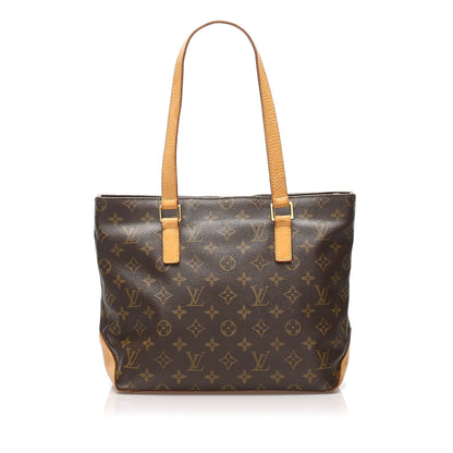 Louis-Vuitton Monogram Cabas Piano Brown