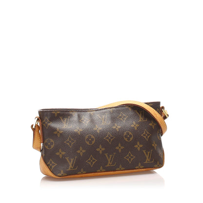 Louis-Vuitton Monogram Trotteur Brown