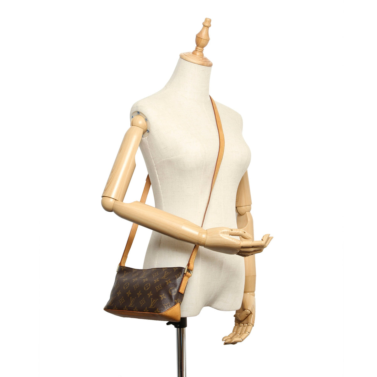 Louis-Vuitton Monogram Trotteur Brown