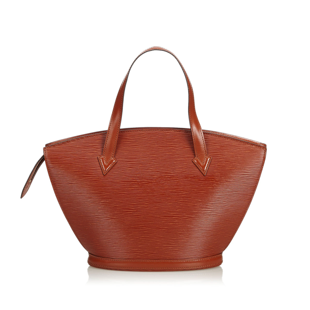 Louis-Vuitton Epi Saint Jacques Short Strap PM in Brown with GHW