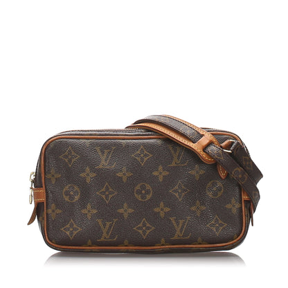 Louis-Vuitton Monogram Marly Bandouliere Brown