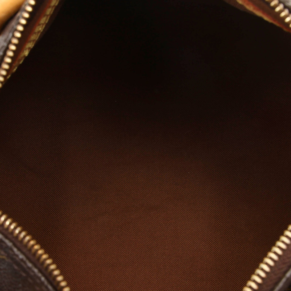 Louis-Vuitton Monogram Speedy 25 Brown